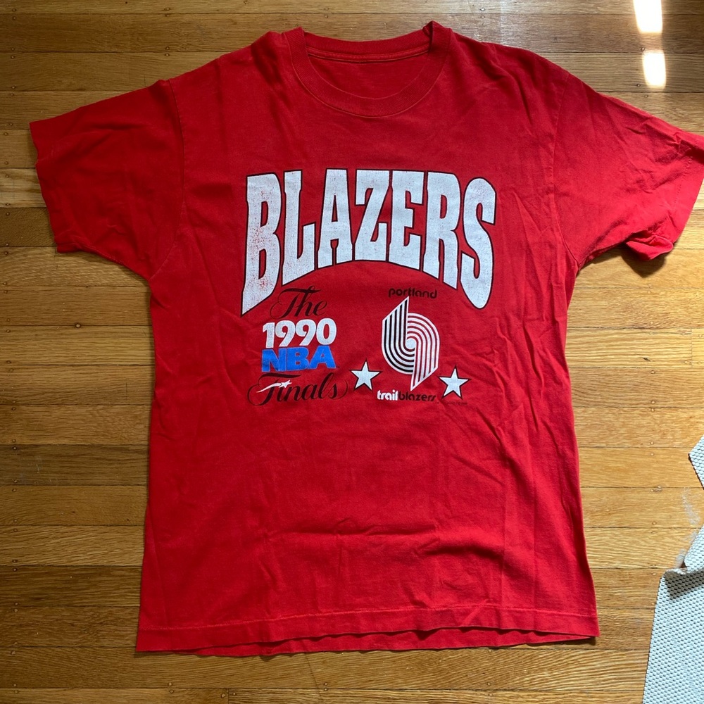 Portland Trailblazers 1990 NBA Finals Shirt